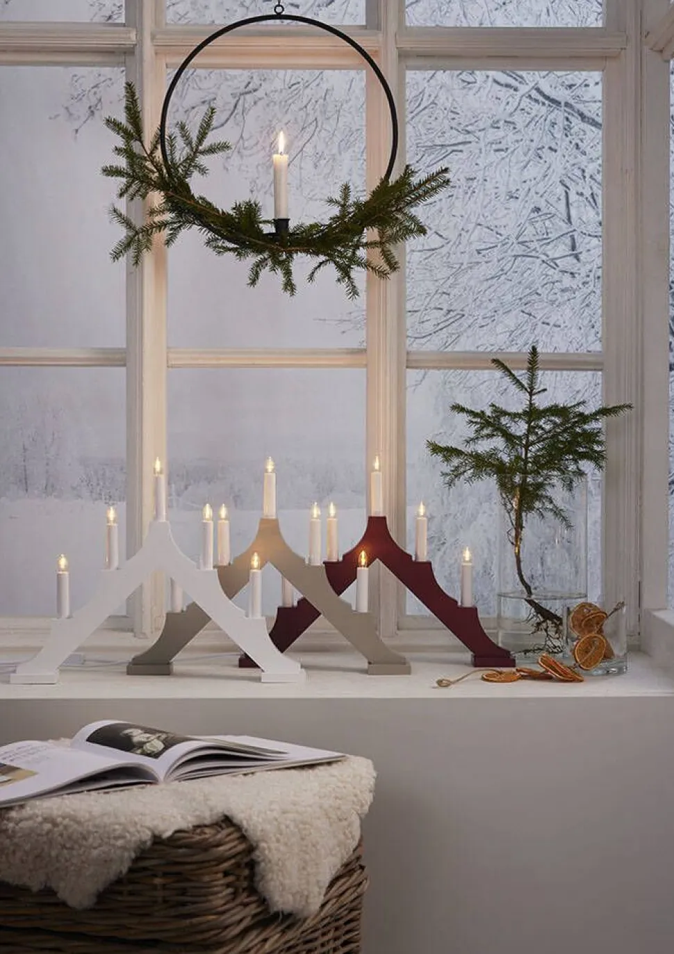 Star Trading kynttelikkö Alma 5 l beige