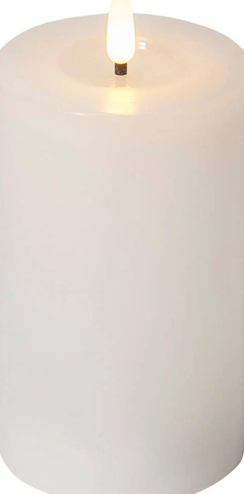 Star Trading LED-kynttilä Flamme Flow 15 cm valkoinen