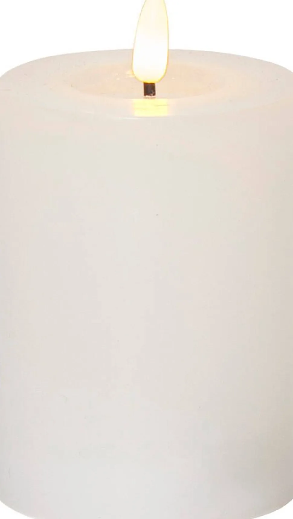 Star Trading LED-kynttilä Flamme Flow 12,5 cm valkoinen