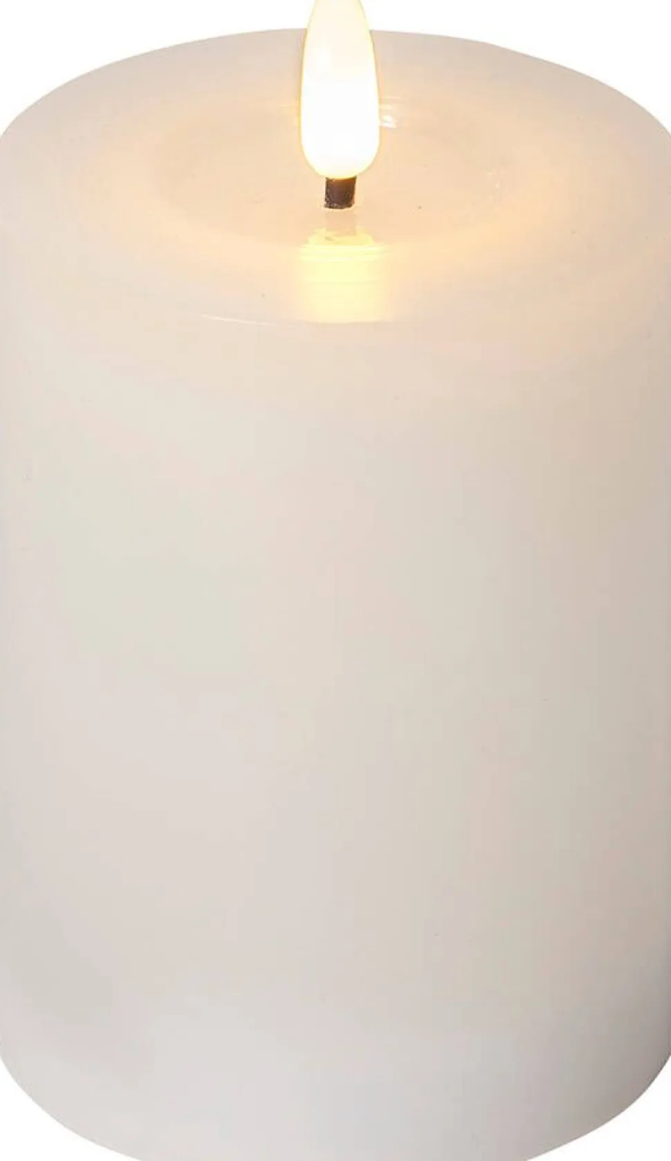 Star Trading LED-kynttilä Flamme Flow 12,5 cm valkoinen