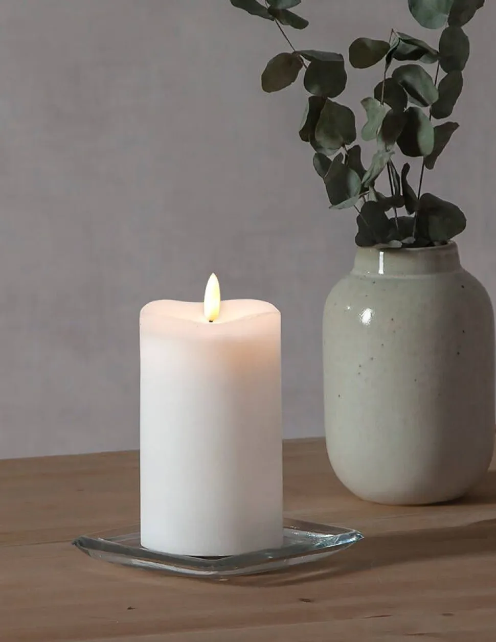 Star Trading LED-kynttilä Flamme 14 cm valkoinen