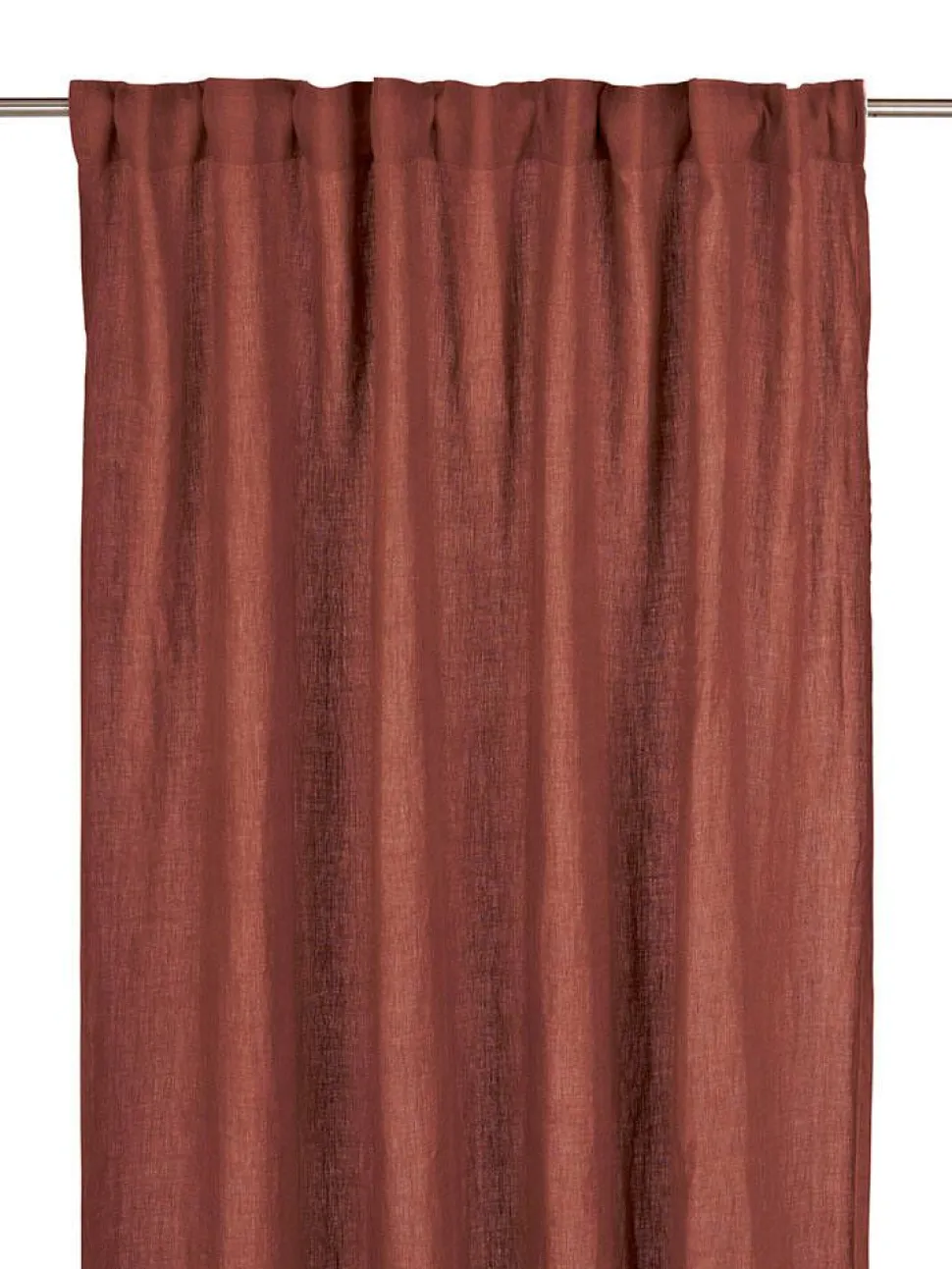 Svanefors verhot Julie 145x280 cm tiilenpunainen 2 kpl