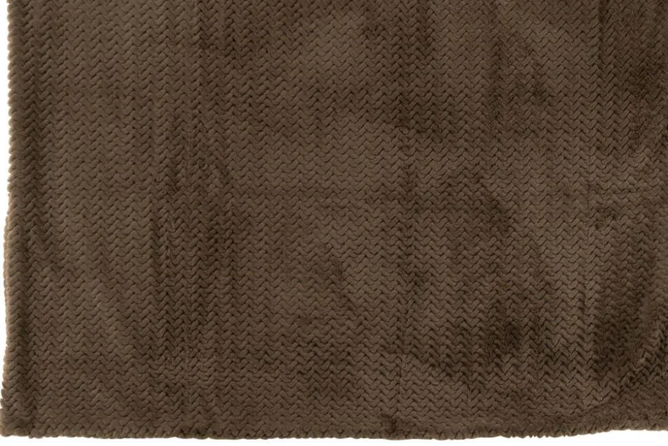 Torkkupeitto 130x180 cm tummanruskea