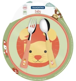 Tramontina ruokailusetti Baby Friends 3 kpl