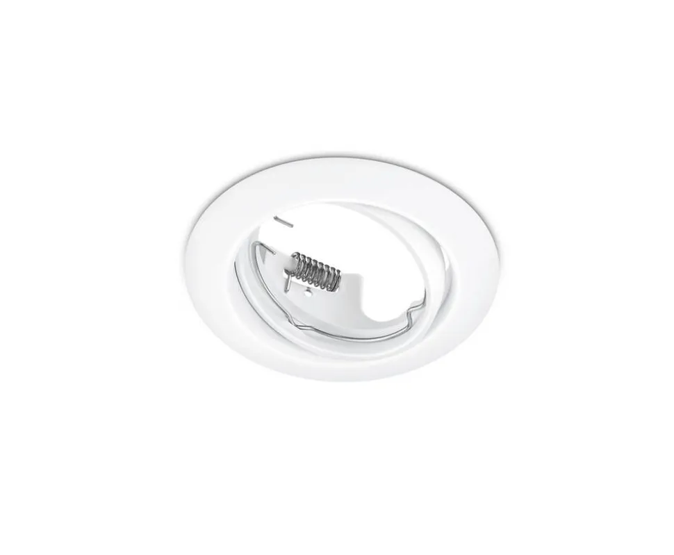 Trio Lighting alasvalo Jura GU10 mattavalkoinen pyöreä