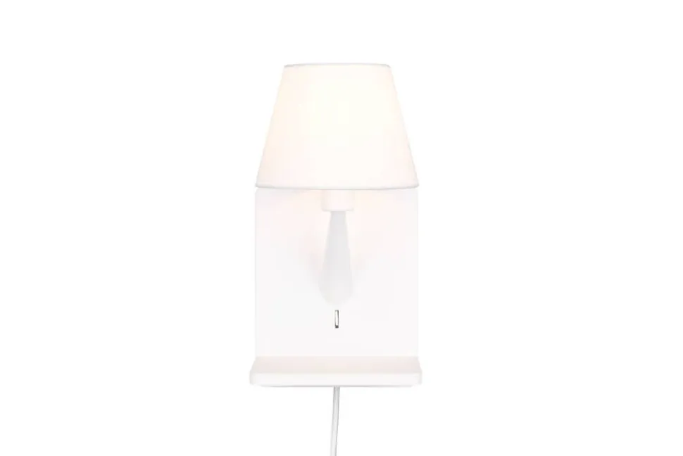 Trio Lighting Comfort seinävalaisin E14 mattavalkoinen latau