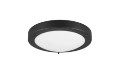 Trio Lighting kattovalaisin Condus H2O E27 mattamusta