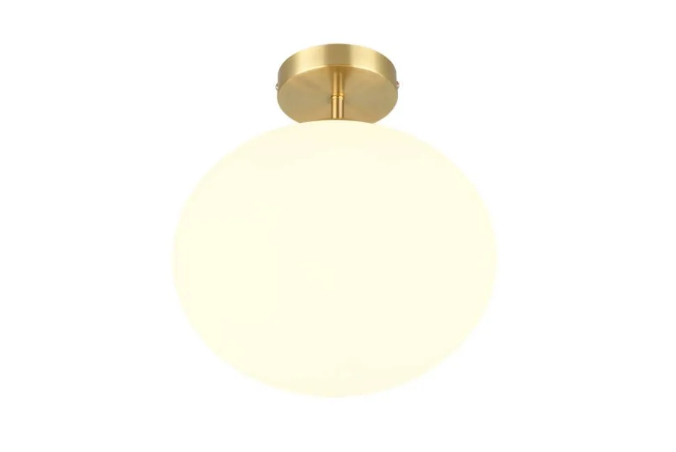 Trio Lighting kattovalaisin Fomento E27 mattamessinki/valkoi