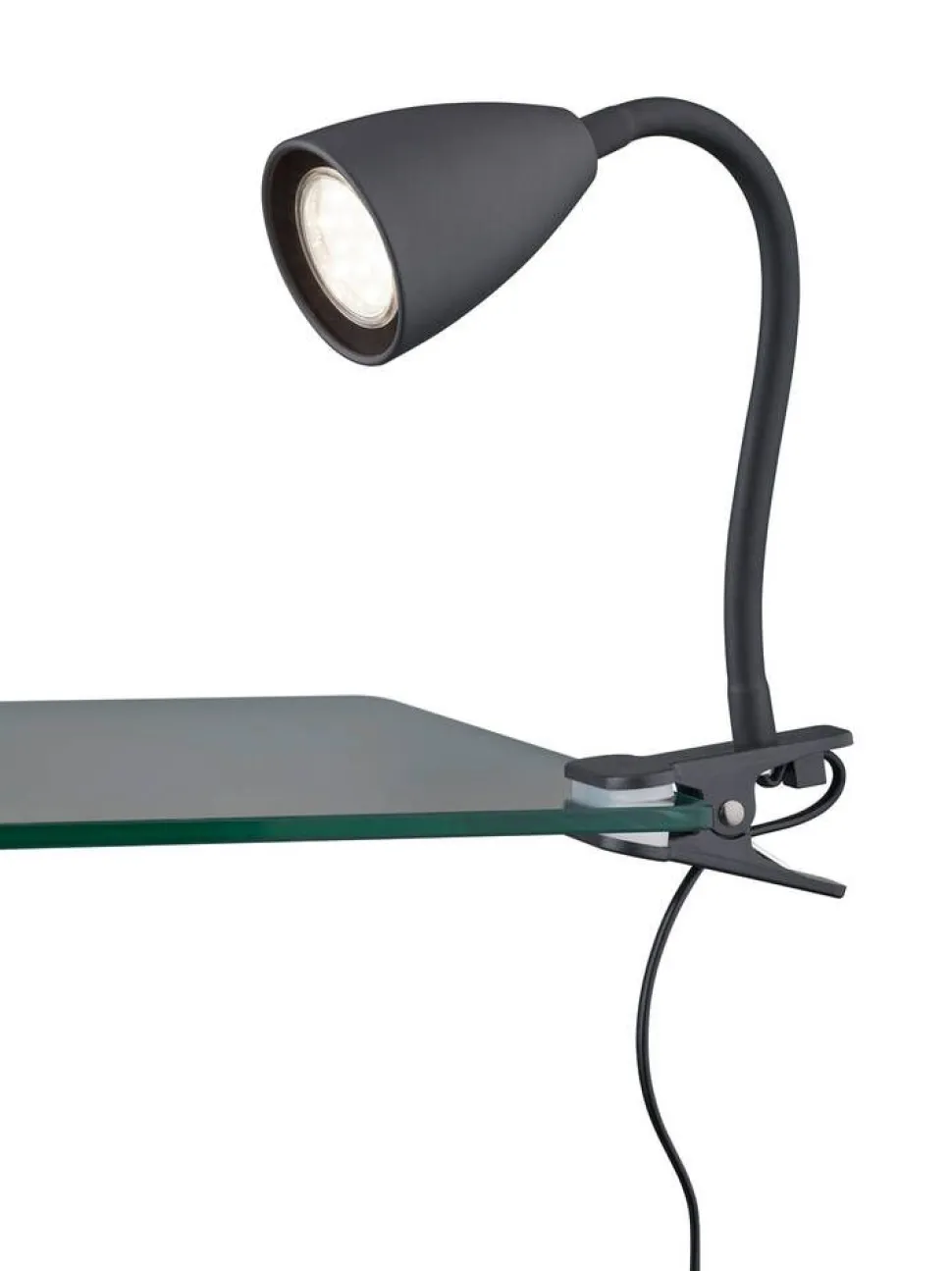 Trio Lighting klipsuvalaisin Wanda GU10 mattamusta