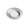 Trio Lighting LED alasvalo Rila kromi pyöreä
