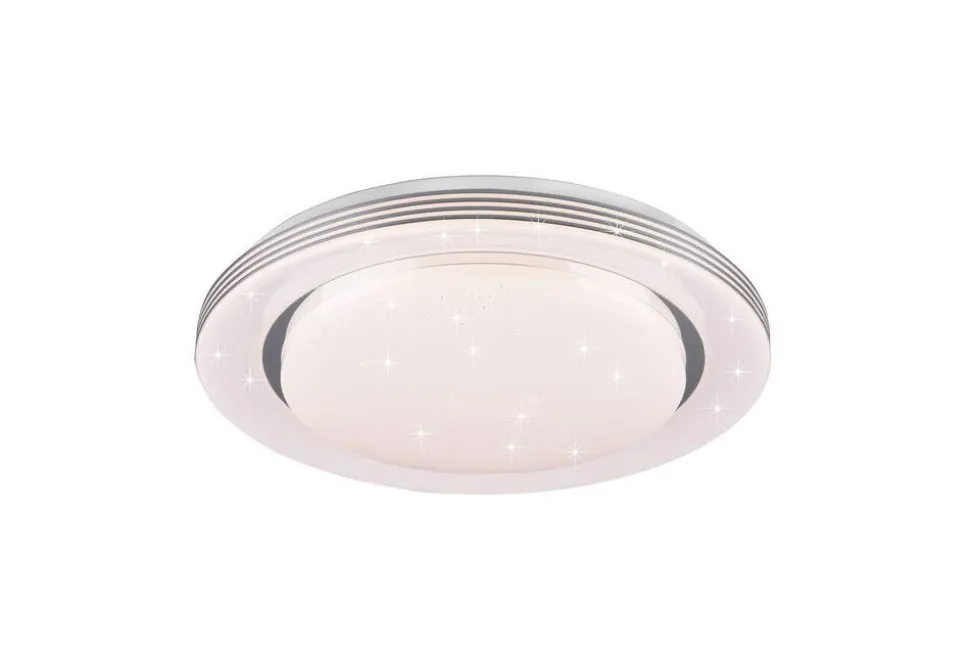 Trio Lighting LED kattovalaisin Atria 48 cm valkoinen starli