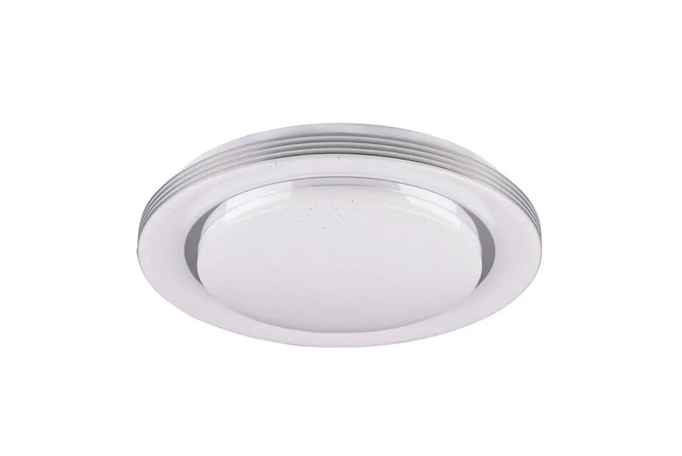 Trio Lighting LED kattovalaisin Atria 48 cm valkoinen starli