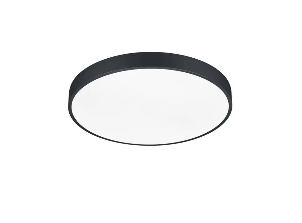 Trio Lighting LED kattovalaisin Waco 49 cm mattamusta