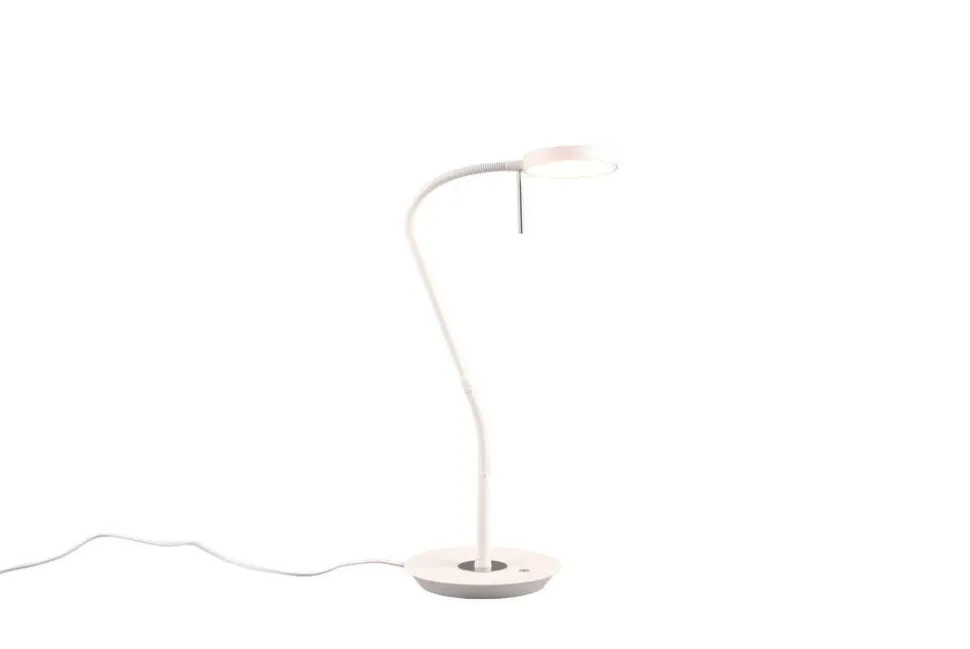 Trio Lighting LED pöytävalaisin Monza mattavalkoinen