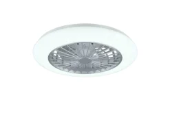 Trio Lighting LED tuuletinkattovalaisin Stralsund harmaa sta