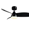 Trio Lighting LED tuuletinkattovalaisin Helsinki mattamusta