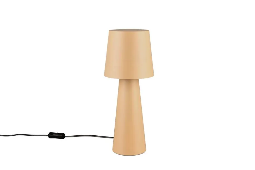 Trio Lighting pöytävalaisin Nubian E27 kellertävänruskea