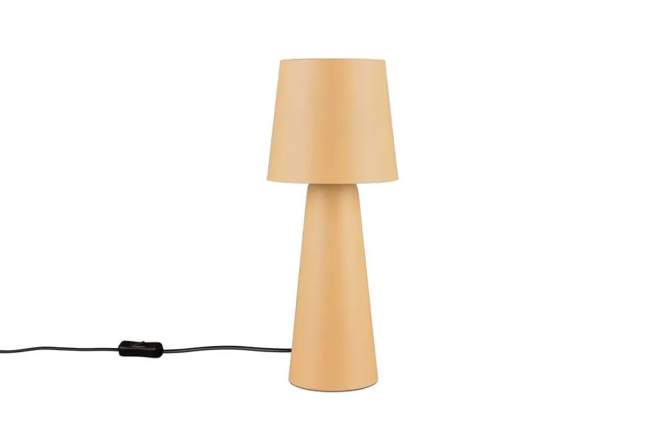 Trio Lighting pöytävalaisin Nubian E27 kellertävänruskea