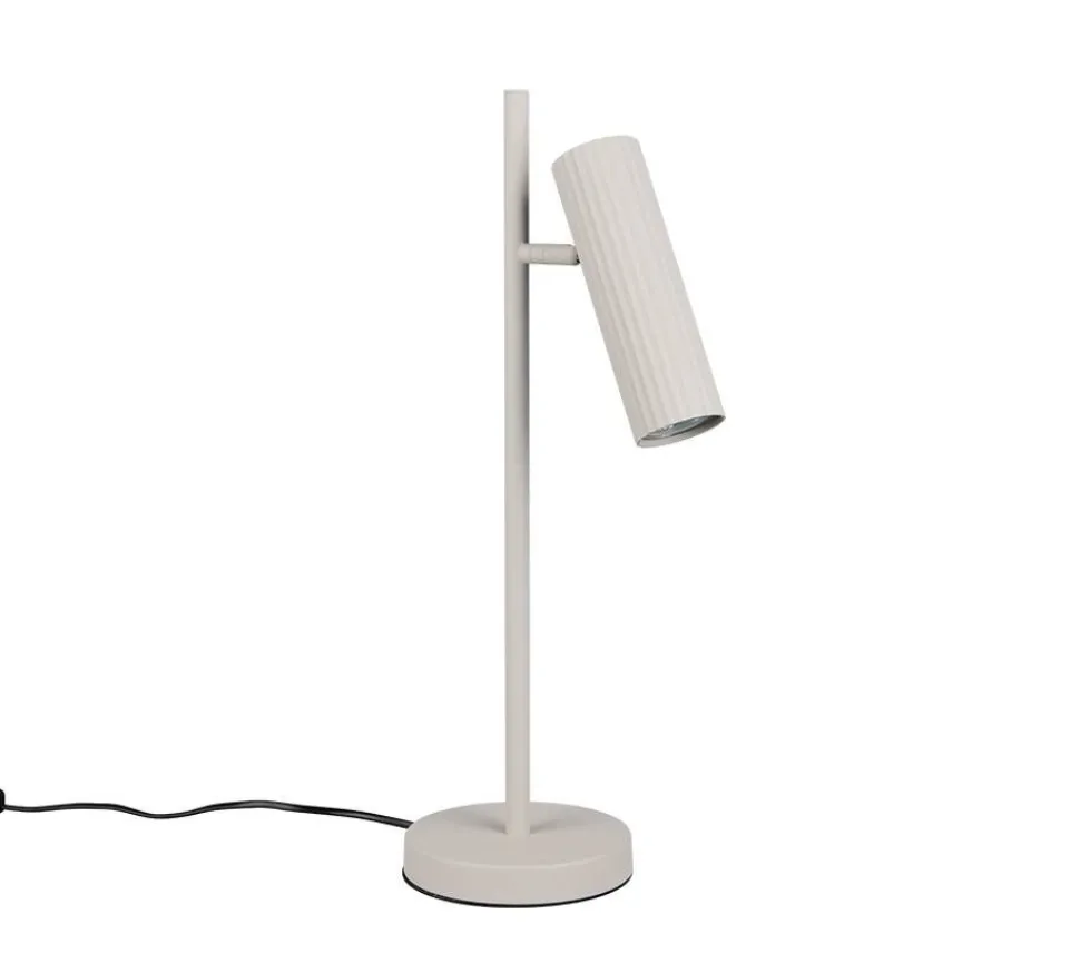 Trio Lighting pöytävalaisin Soka GU10 lämmin harmaa