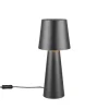Trio Lighting pöytävalaisin Nubian E27 mattamusta