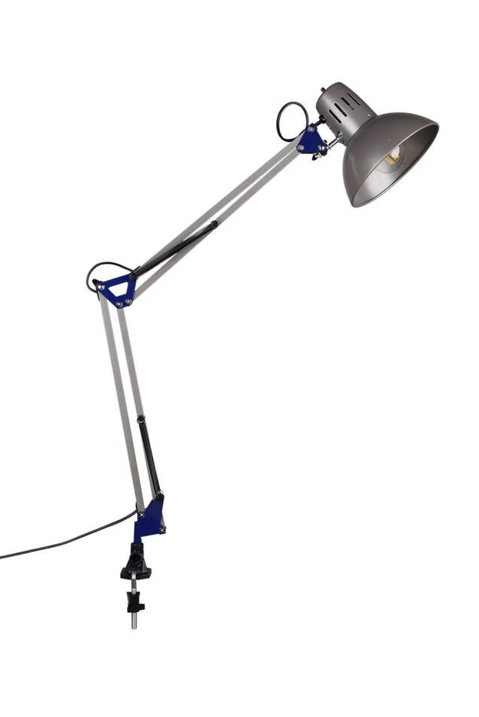 Trio Lighting pöytävalaisin Tajo E27 harmaa