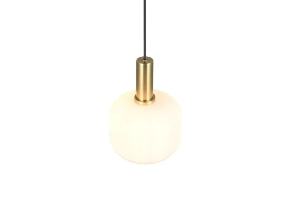 Trio Lighting riippuvalaisin Diva E27 mattamessinki/valkoine