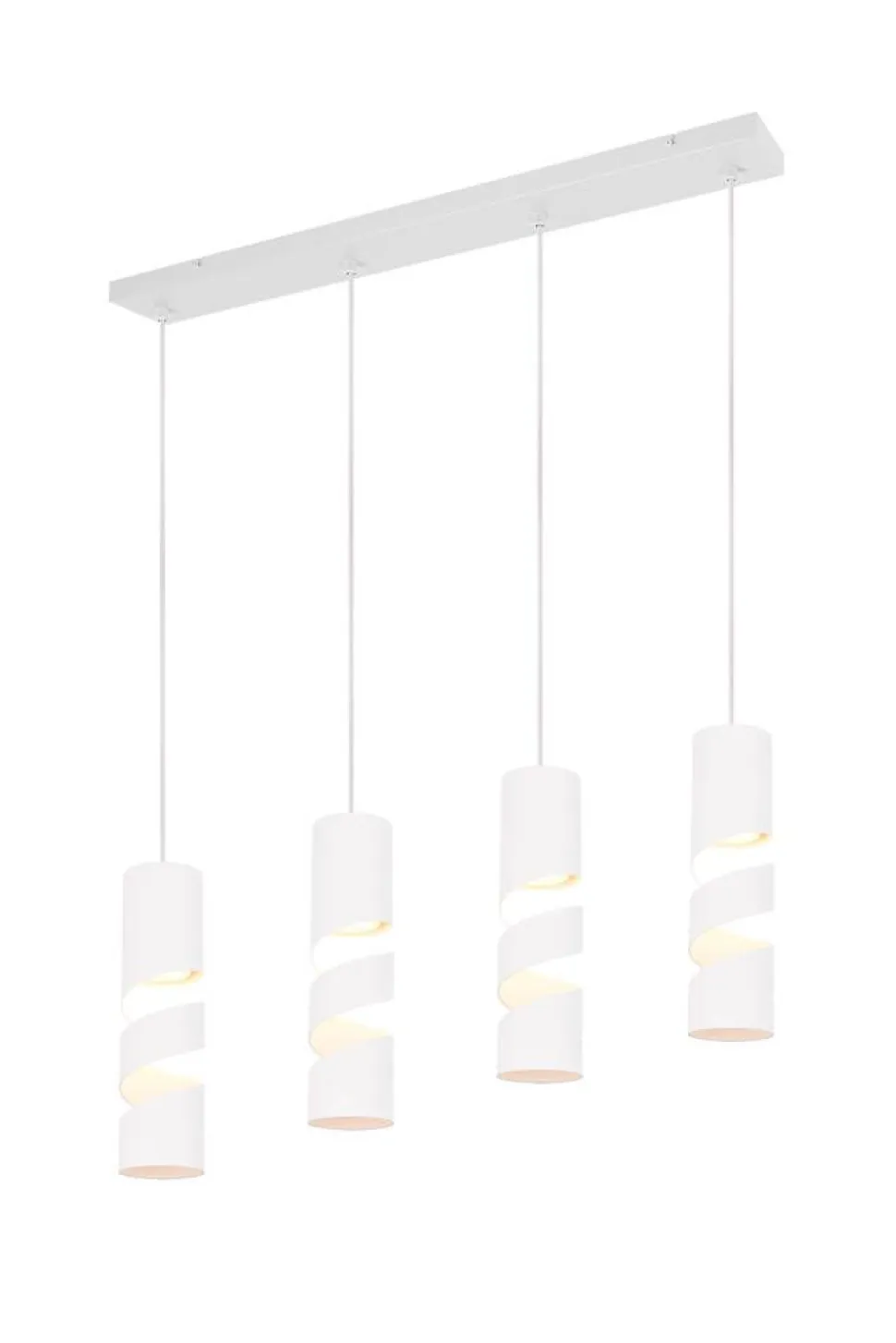 Trio Lighting riippuvalaisin Stream 4-os GU10 mattavalkoinen