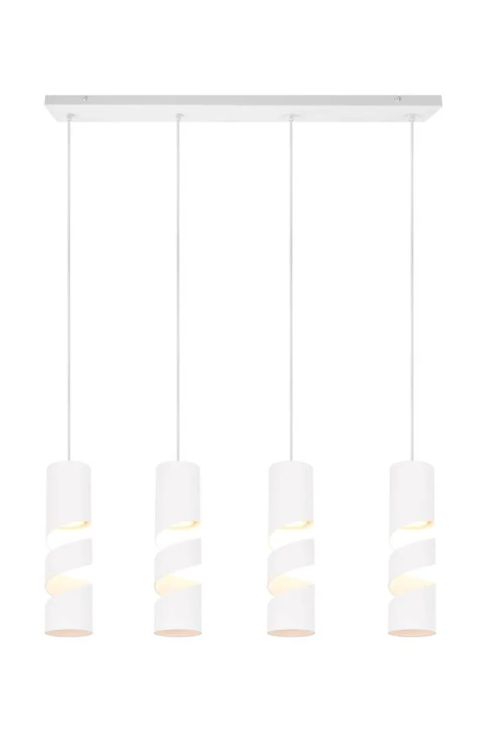 Trio Lighting riippuvalaisin Stream 4-os GU10 mattavalkoinen