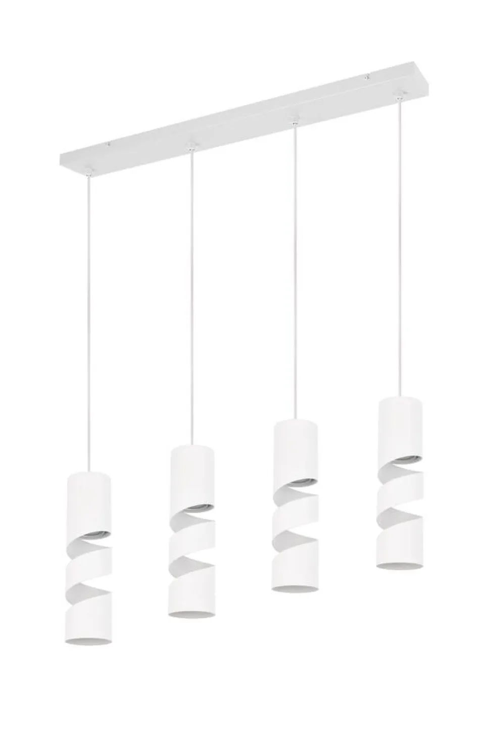 Trio Lighting riippuvalaisin Stream 4-os GU10 mattavalkoinen