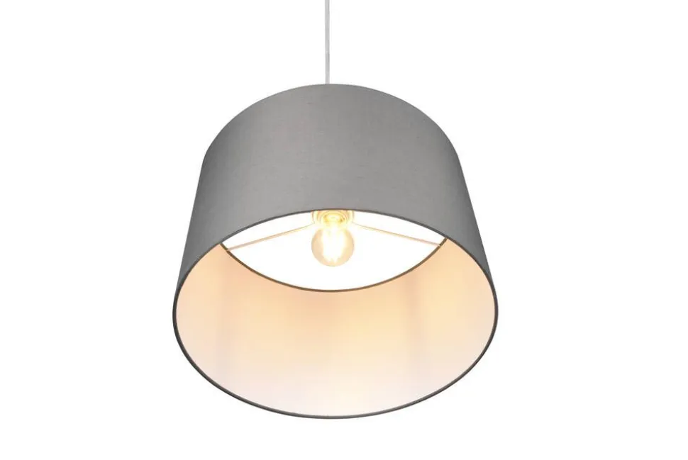 Trio Lighting riippuvalaisin Hotel 40 cm E27 harmaa