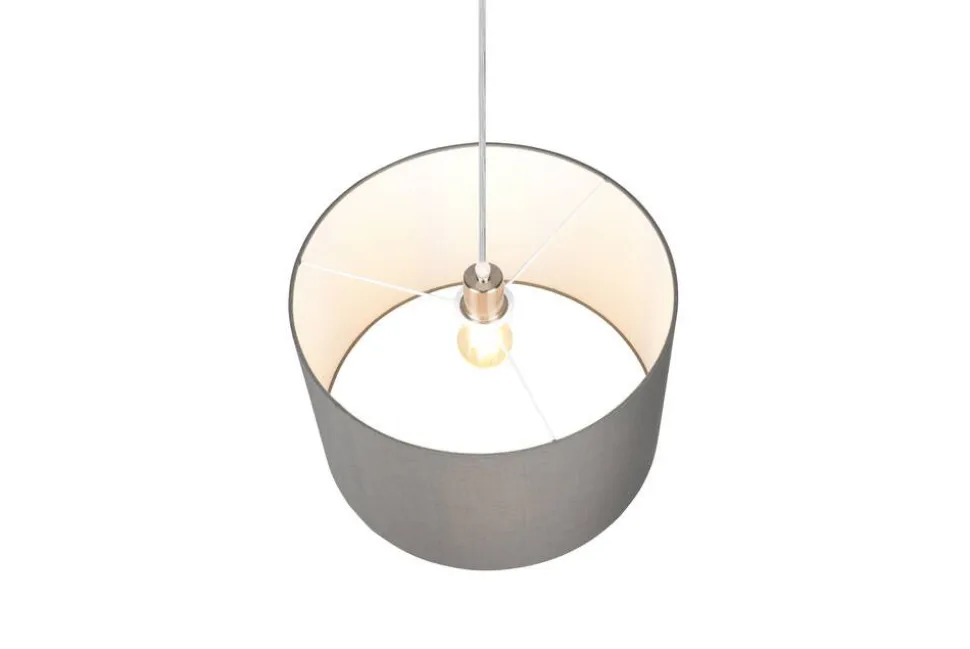 Trio Lighting riippuvalaisin Hotel 40 cm E27 harmaa