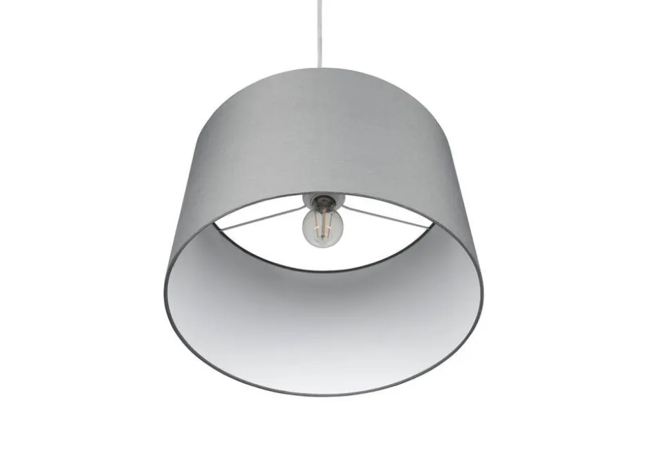 Trio Lighting riippuvalaisin Hotel 40 cm E27 harmaa