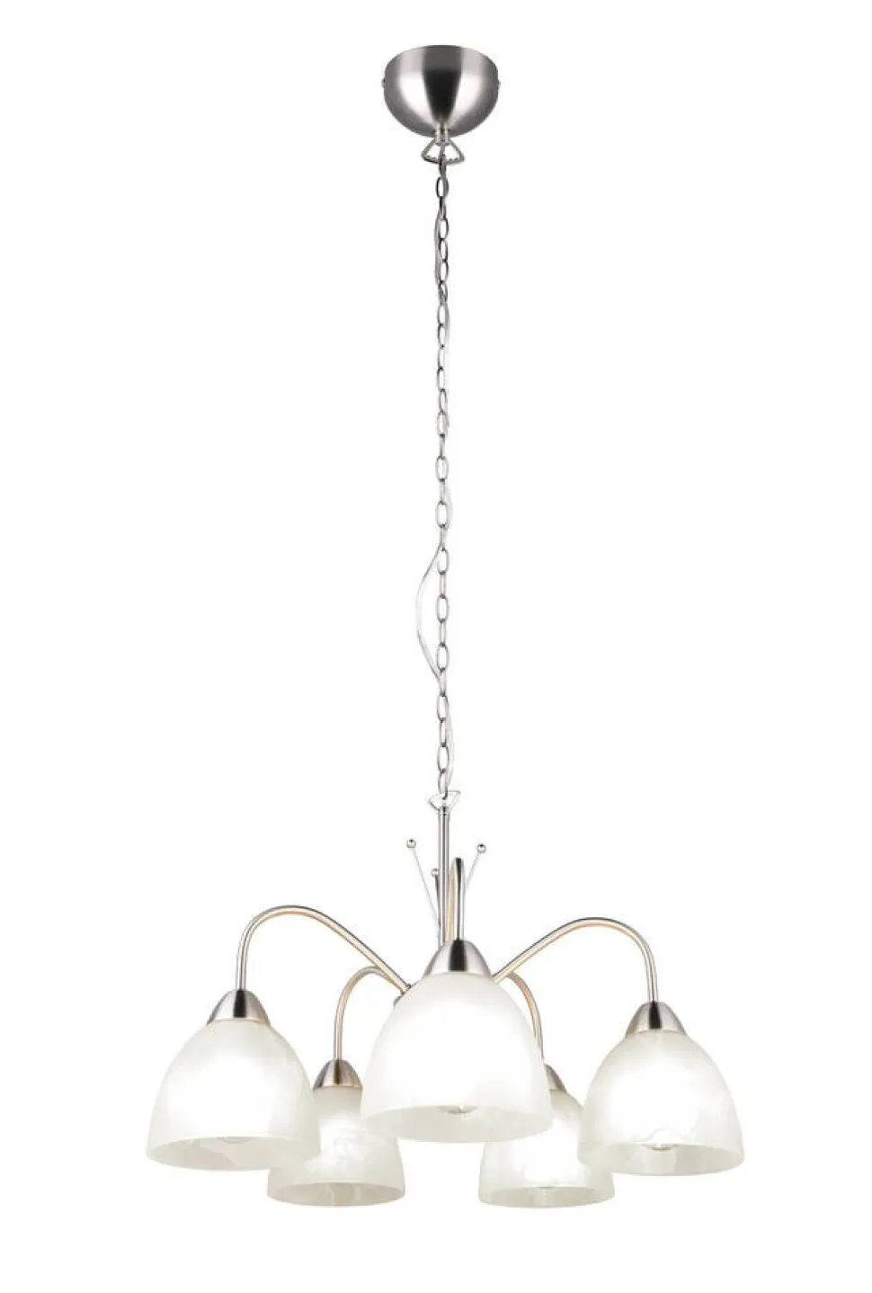 Trio Lighting riippuvalaisin Dobby 5-os E27 harjattu teräs/a