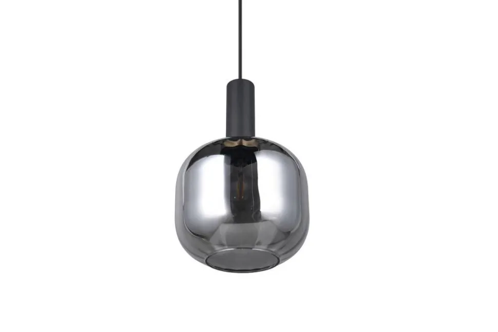 Trio Lighting riippuvalaisin Diva E27 mattamusta/kromattu