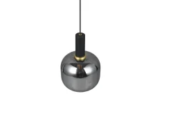 Trio Lighting riippuvalaisin Diva E27 mattamusta/kromattu