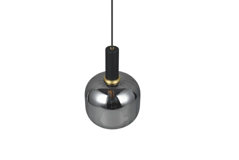 Trio Lighting riippuvalaisin Diva E27 mattamusta/kromattu