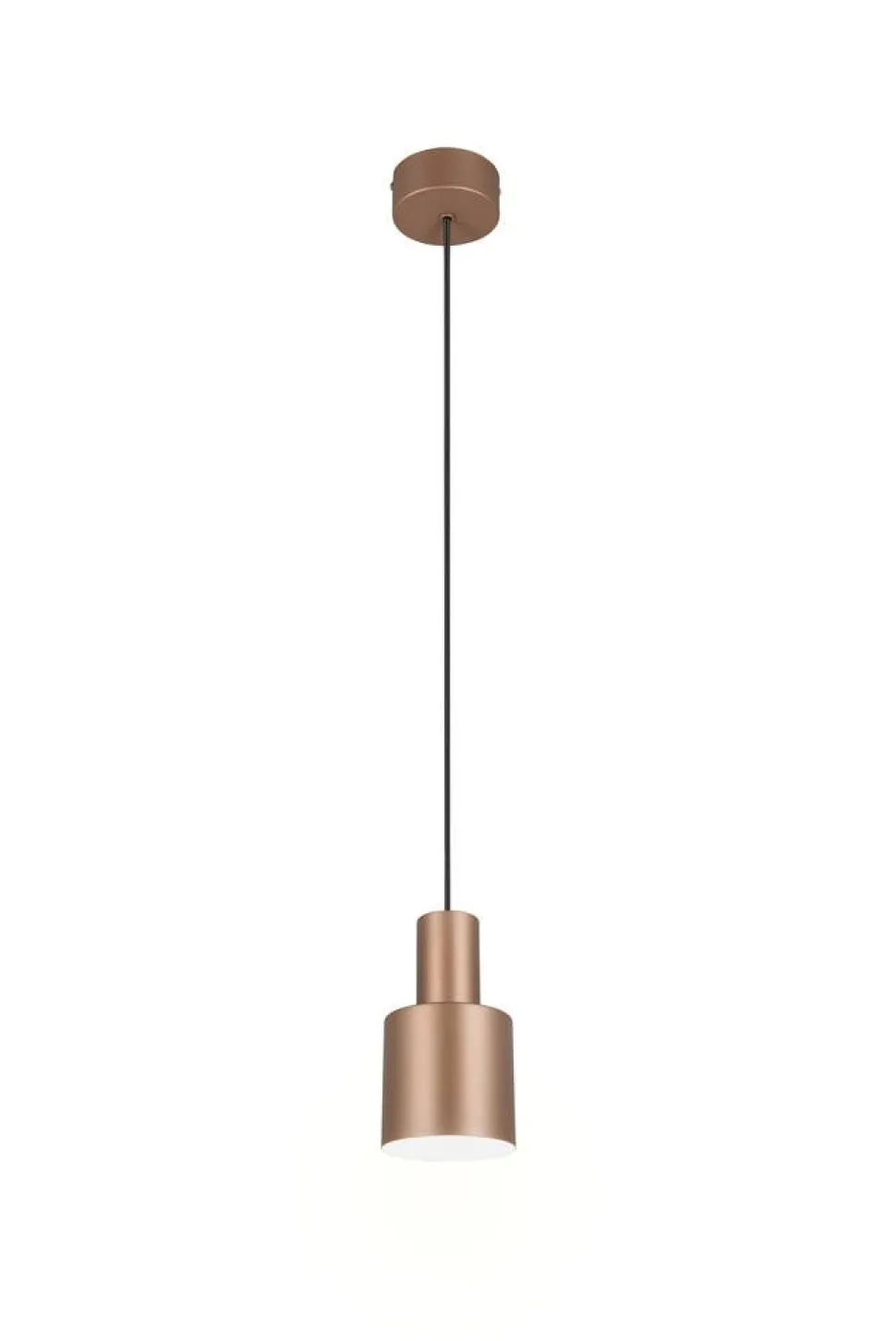 Trio Lighting riippuvalaisin Agudo 1-os E27 kahvinruskea
