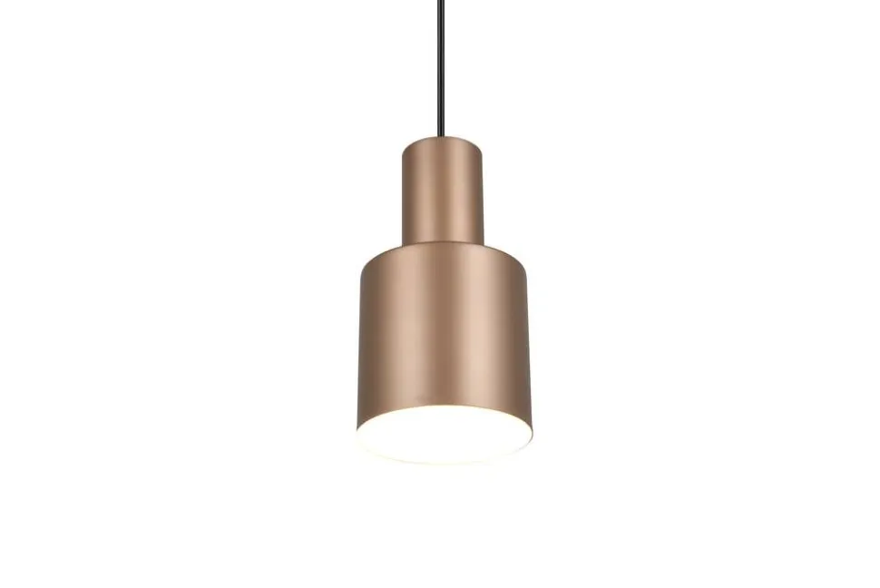 Trio Lighting riippuvalaisin Agudo 1-os E27 kahvinruskea