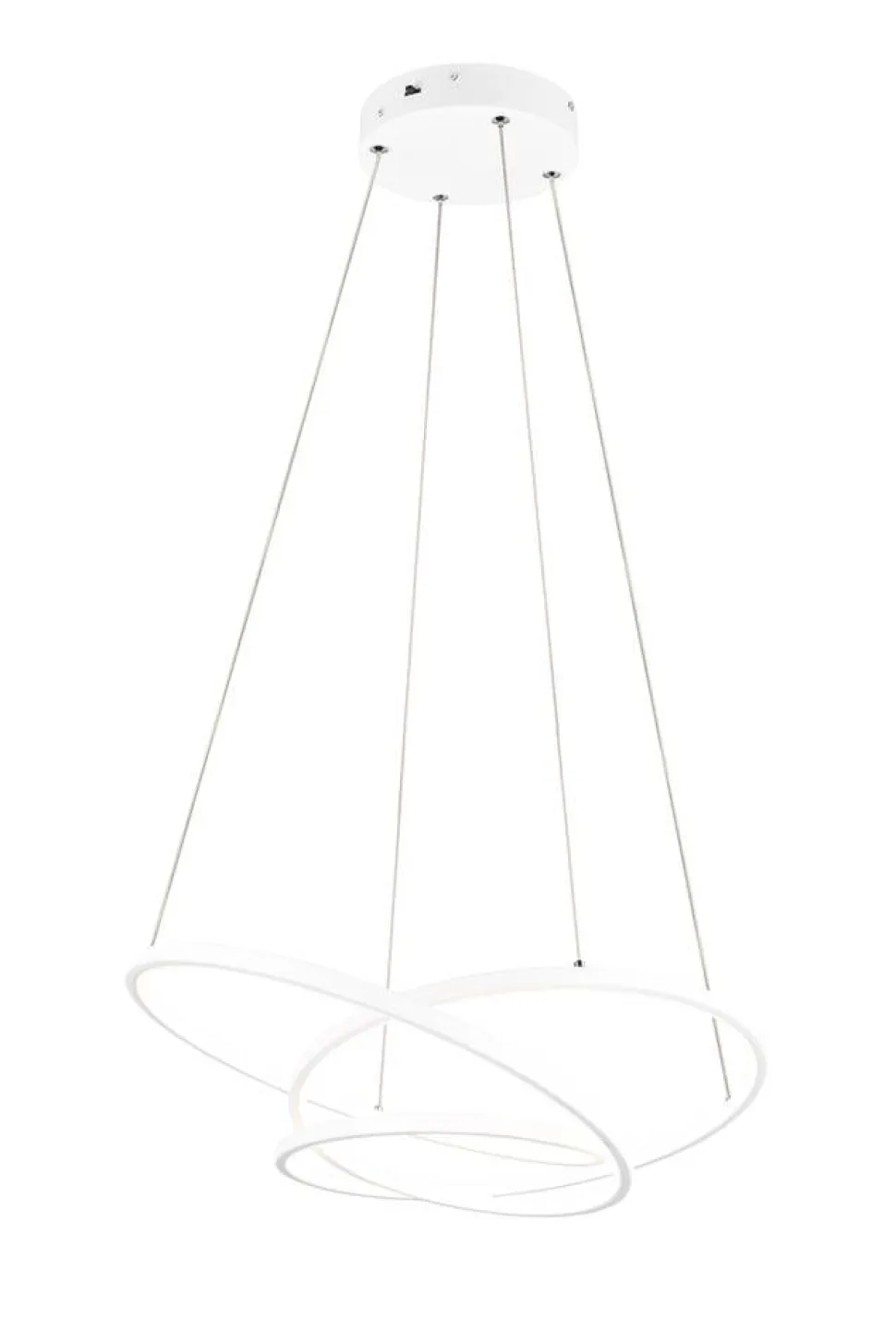 Trio Lighting riippuvalaisin Darvin LED 64 cm mattavalkoinen