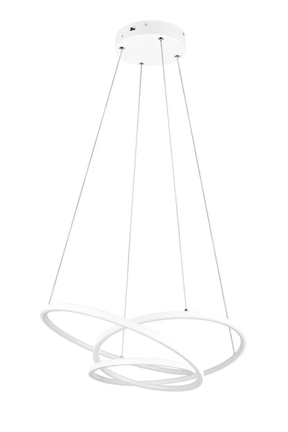 Trio Lighting riippuvalaisin Darvin LED 64 cm mattavalkoinen
