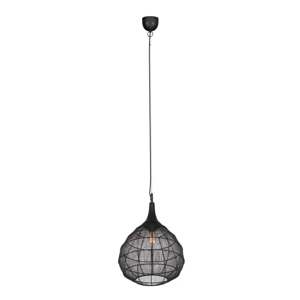 Trio Lighting riippuvalaisin Soraya 42 cm E27 mattamusta