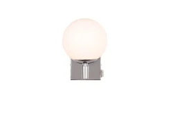Trio Lighting seinävalaisin Kula H2O 1-os E14 kromi