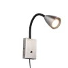 Trio Lighting seinävalaisin Wanda GU10 harjattu teräs