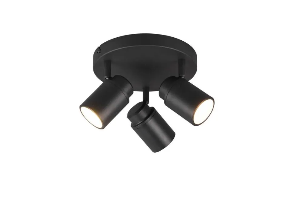 Trio Lighting spottivalaisin Angelo H2O 3-os GU10 mattamusta