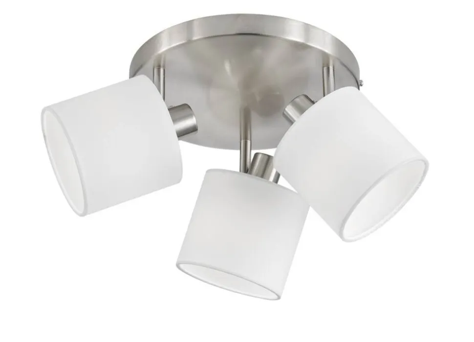 Trio Lighting spottivalaisin Tommy 3-os E14 harjattu teräs/v