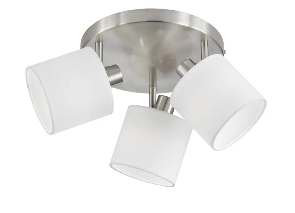 Trio Lighting spottivalaisin Tommy 3-os E14 harjattu teräs/v