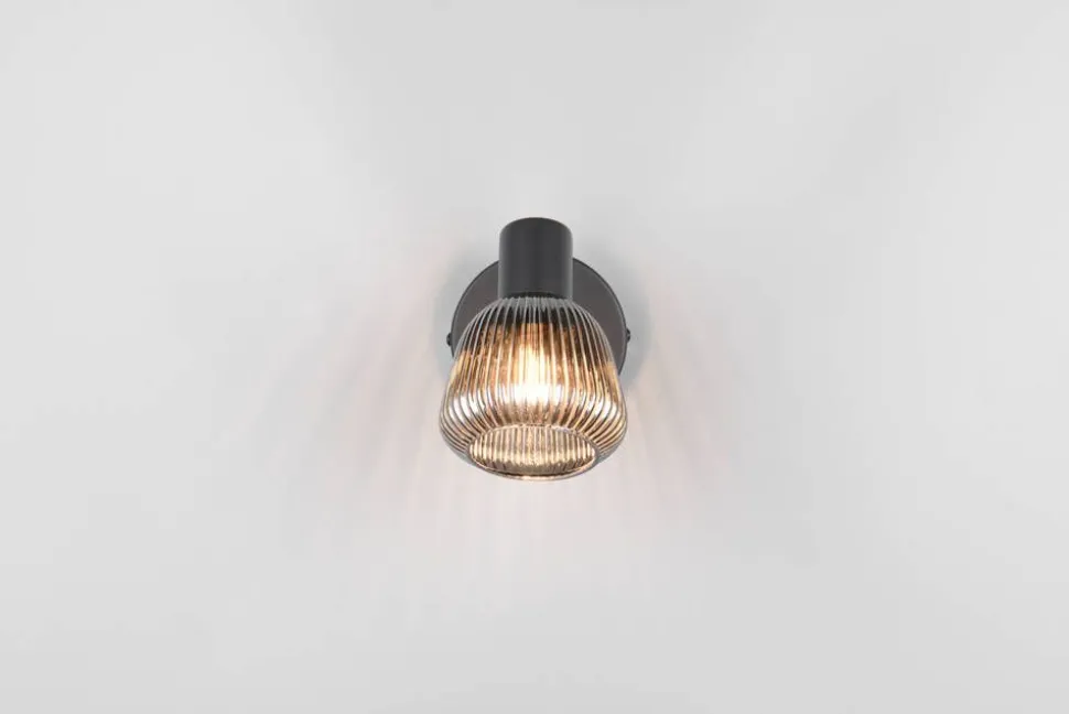 Trio Lighting spottivalaisin Tarifa 1-os E14 mattamusta/krom