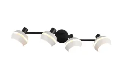 Trio Lighting spottivalaisin Isla 4-os E14 lämmin harmaa/mat