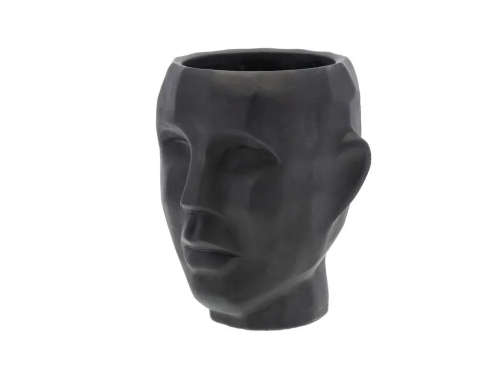 Villa Collection Vern ruukku 22,5 cm sementti musta