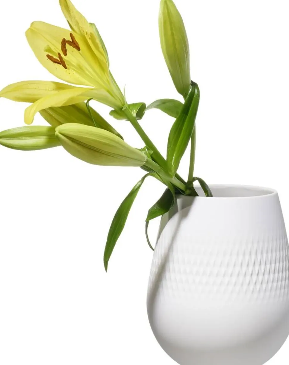 Villeroy&Boch Collier Vaasi 12,5x12,5x14cm valkoinen